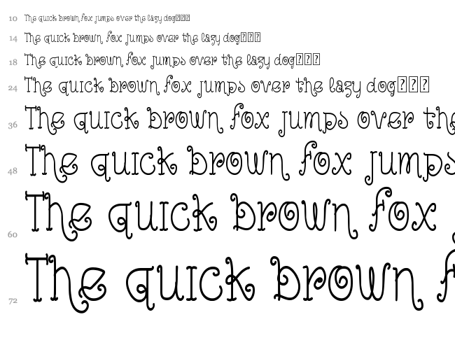 Vtks Love is EveryThing font waterfall
